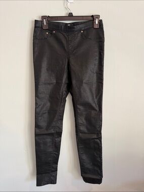 H&M Black Skinny Coated Jeans